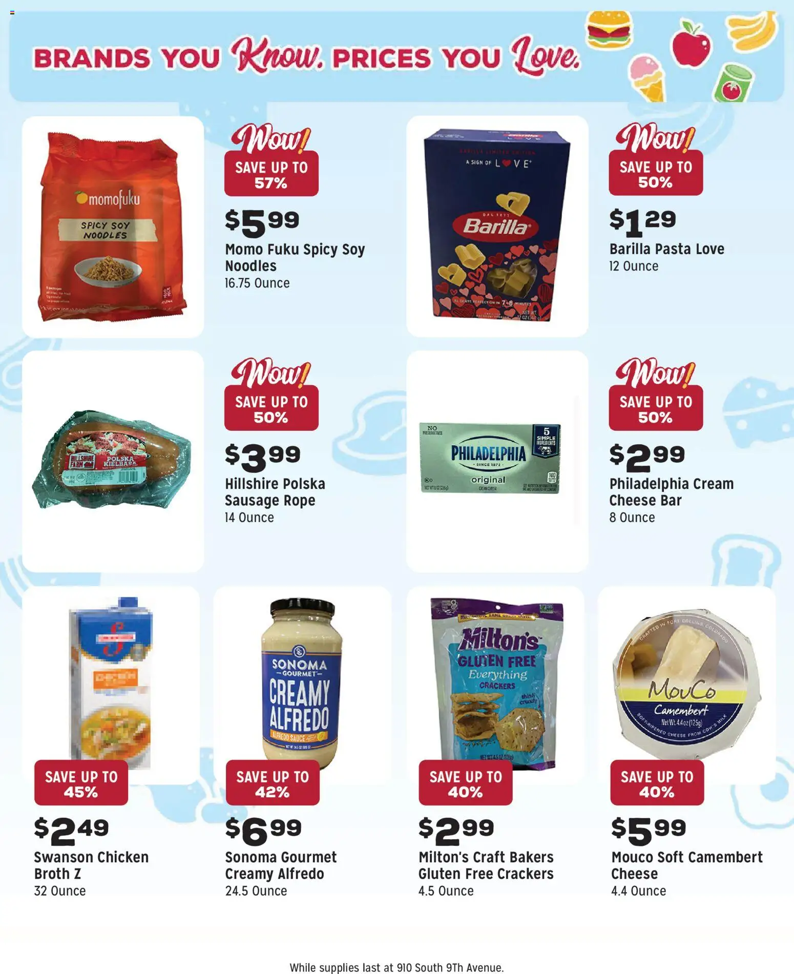 Grocery Outlet Weekly Ad - WA - valid from 21.01.2026 | Page: 9 | Products: Cheese, Noodles, Cream, Sauce