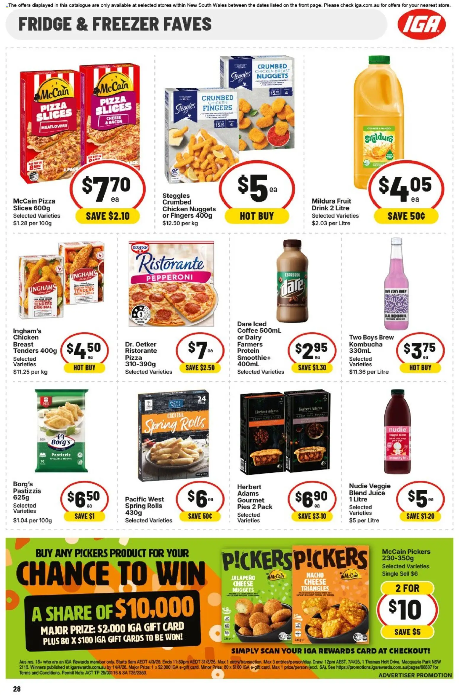 IGA catalogue - valid from 04.03.2026 | Page: 31 | Products: Bacon, Ham, Meat, Wood
