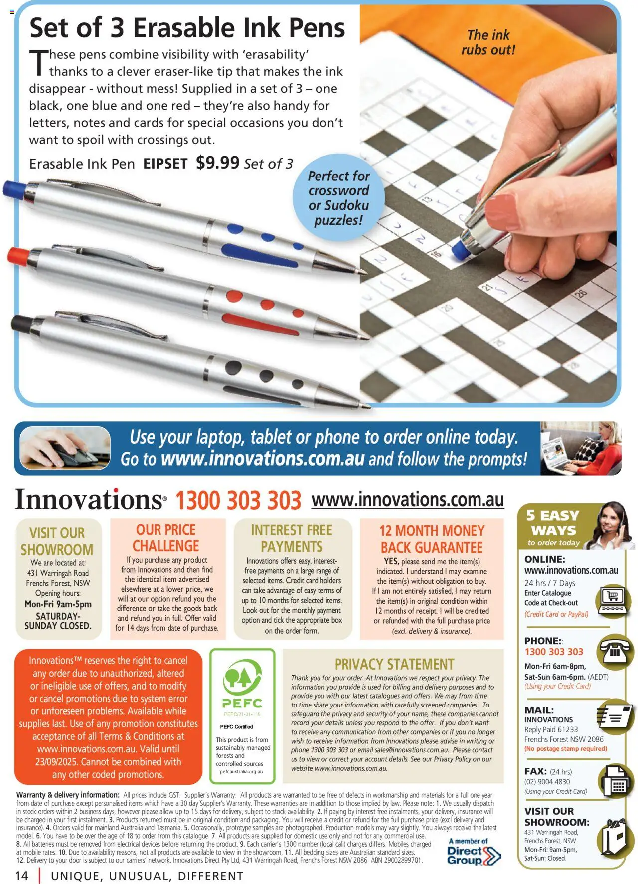 Innovations catalogue - valid from 30.07.2025 | Page: 14 | Products: Batteries, Domestic, Tablet, Fax