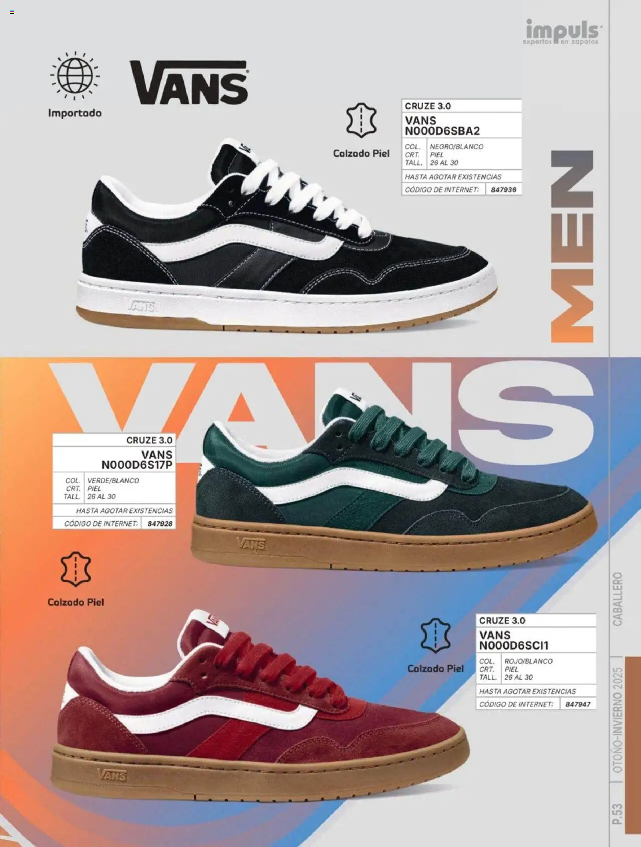 Nuevas ofertas de Impuls válidas en toda la República Mexicana desde el 07.07.2025. ¡Encuentra las mejores ofertas en Impuls catálogo Caballero Otoño-Invierno 2025! | Página: 55 | Productos: Zapatos