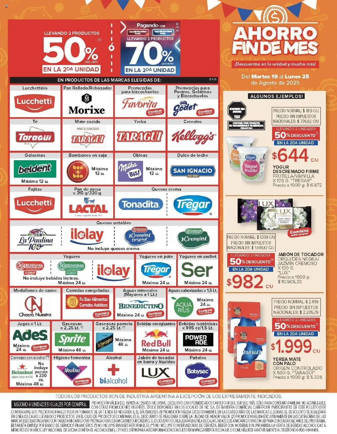 Carrefour ofertas - Chubut │ válido desde el 19.08.2025 | Página: 10 | Productos: Frutilla, Caja, Pan, Pañales