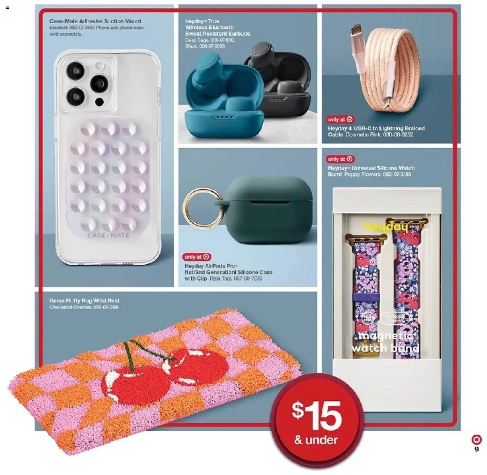 Nuevas ofertas de Target válidas en toda la República Mexicana desde el 07.12.2025. ¡Encuentra las mejores ofertas en Target folleto! | Página: 9 | Productos: Cable, Mate