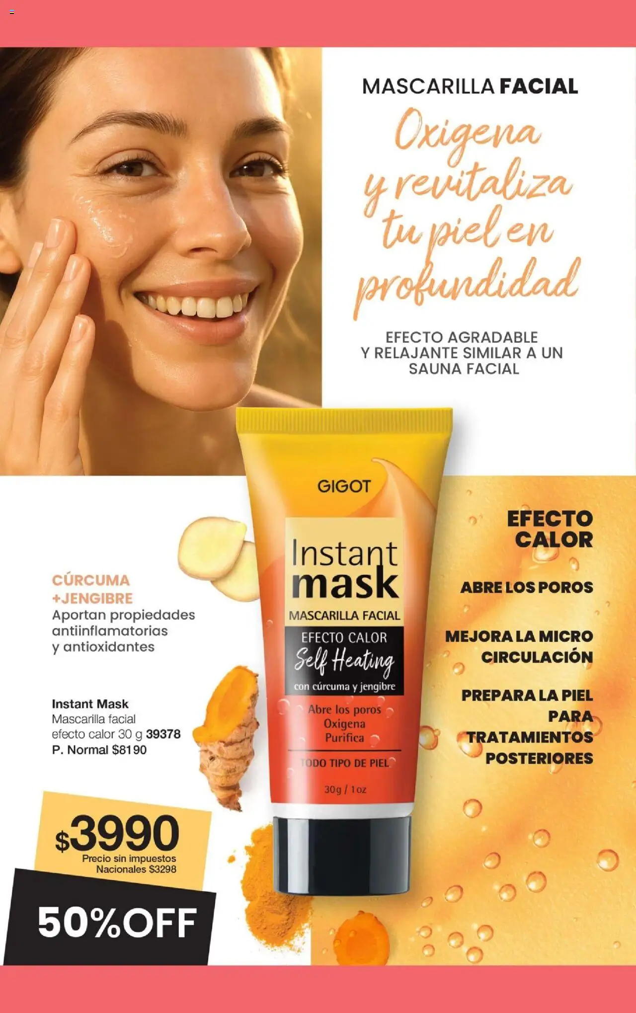 Gigot catálogo │ válido desde el 01.10.2025 | Página: 32 | Productos: Mascarilla, Curcuma