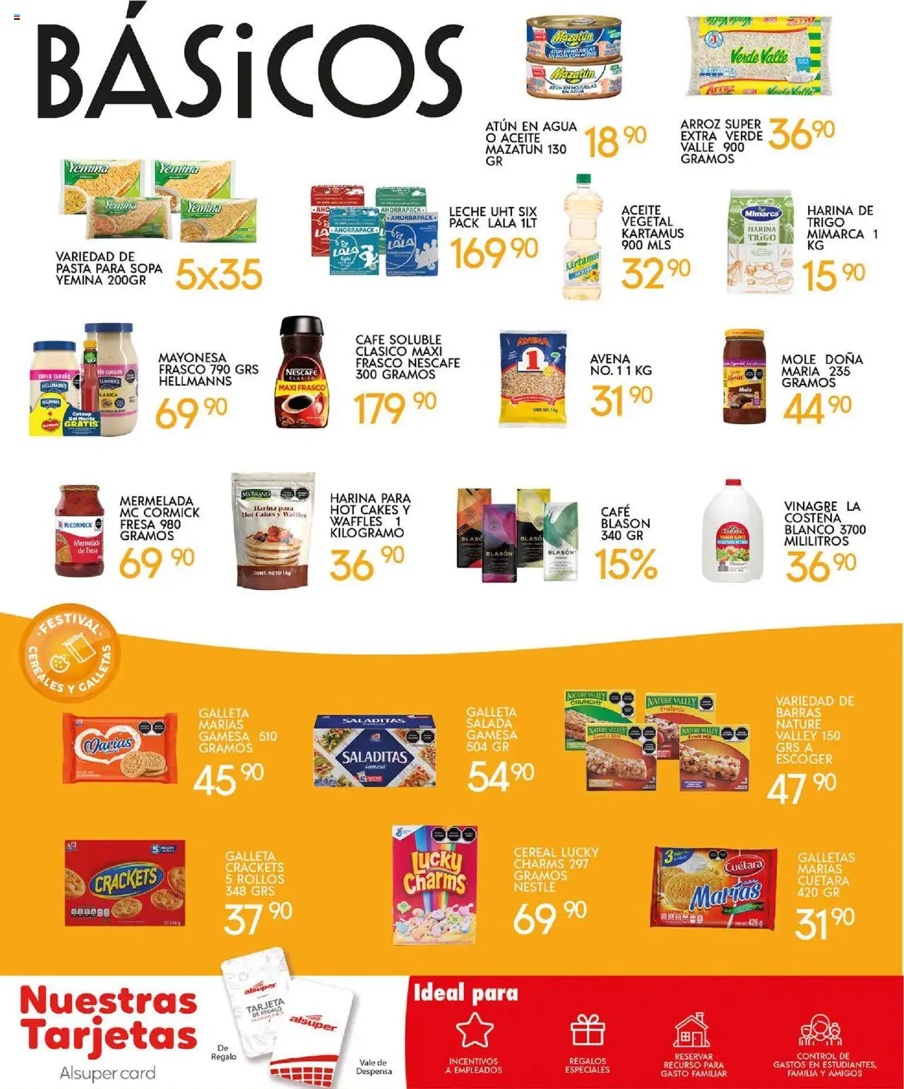 Nuevas ofertas de Alsuper válidas en toda la República Mexicana desde el 10.10.2025. ¡Encuentra las mejores ofertas en Alsuper - Folleto Laguna! | Página: 6 | Productos: Harina, Sopa, Café, Hojuelas