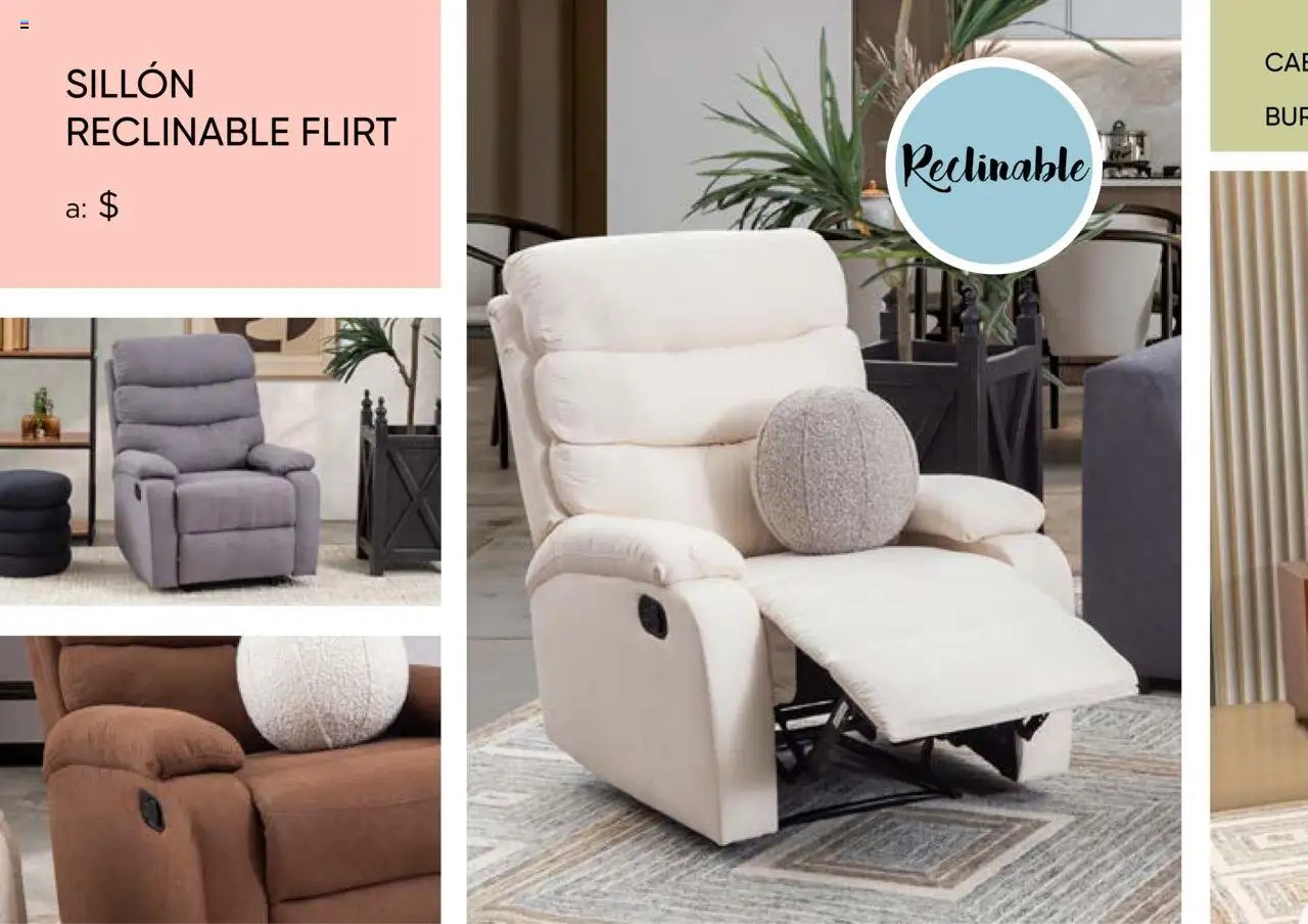 Nuevas ofertas de Muebles Dico válidas en toda la República Mexicana desde el 25.10.2024. ¡Encuentra las mejores ofertas en Muebles Dico catálogo Dico! | Página: 98 | Productos: Sillón