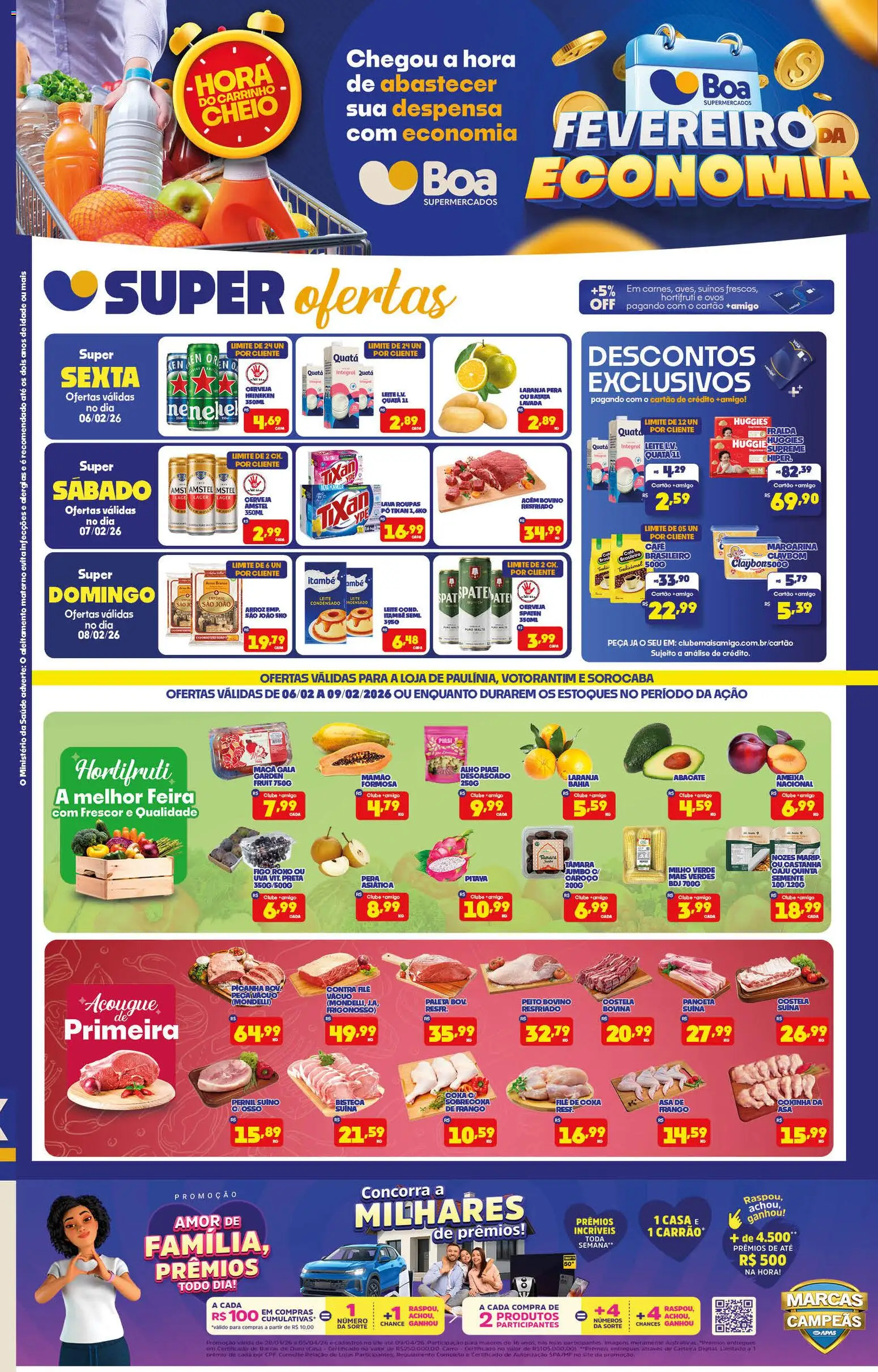 Boa Supermercados Folheto - válido de 06.02.2026 | Página: 1