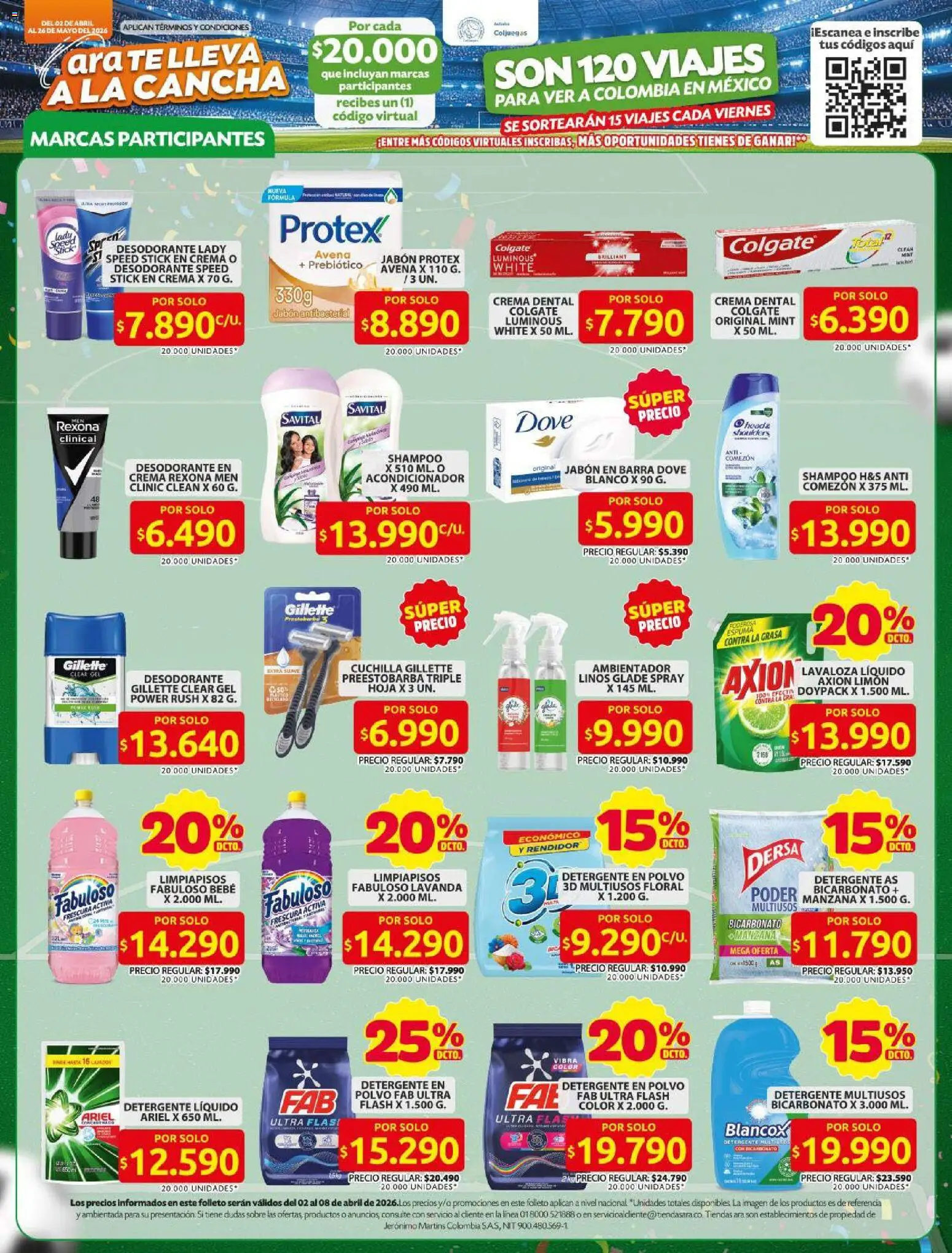 Ara revista - valida desde el 01.04.2026 | Página: 11 | Productos: Té, Sobre, Limón, Manzana