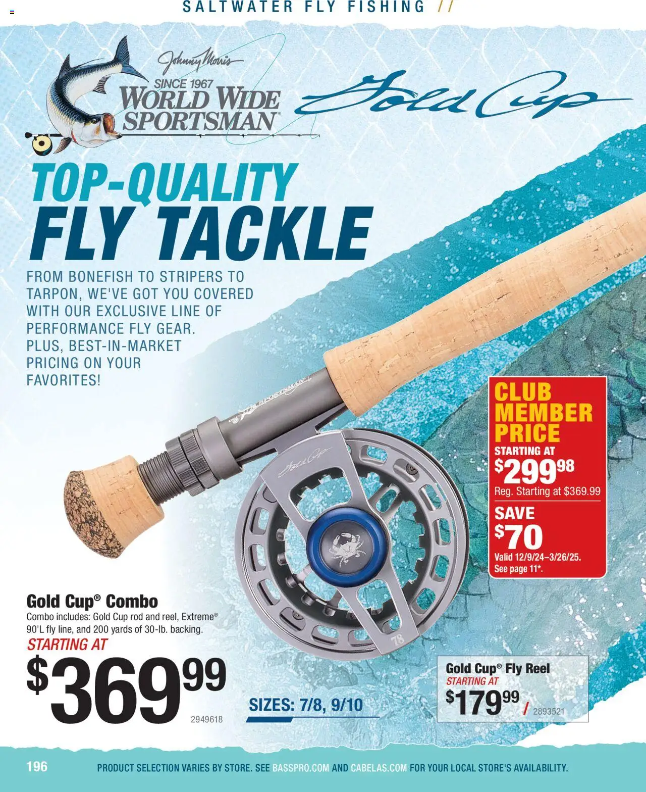 Cabela's Saltwater Specialist 25 - valid from 01.01.2025 | Page: 196 | Products: Cap, Rod