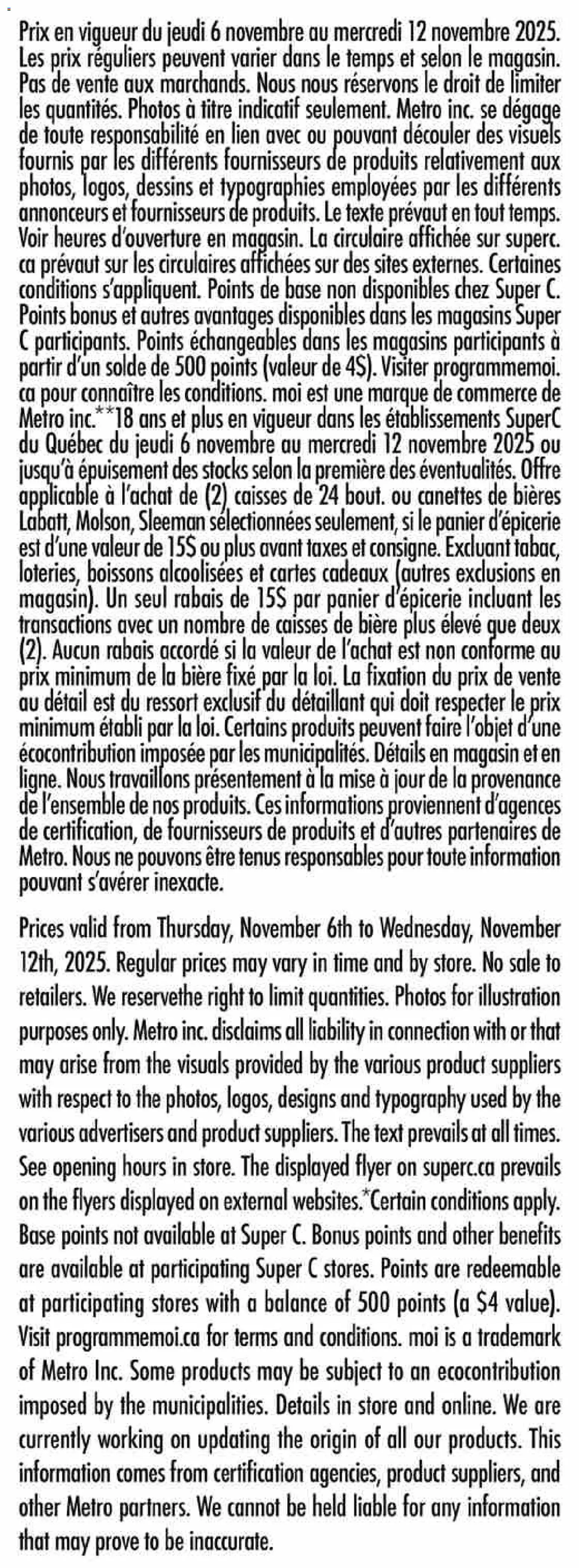 Super C flyer valid from 06.11.2025 | Page: 19