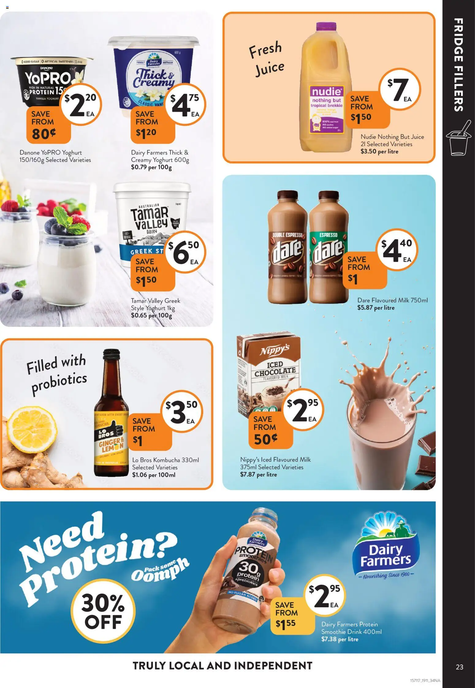 Foodworks catalogue - valid from 19.11.2025 | Page: 23 | Products: Milk, Ginger, Juice, Lemon