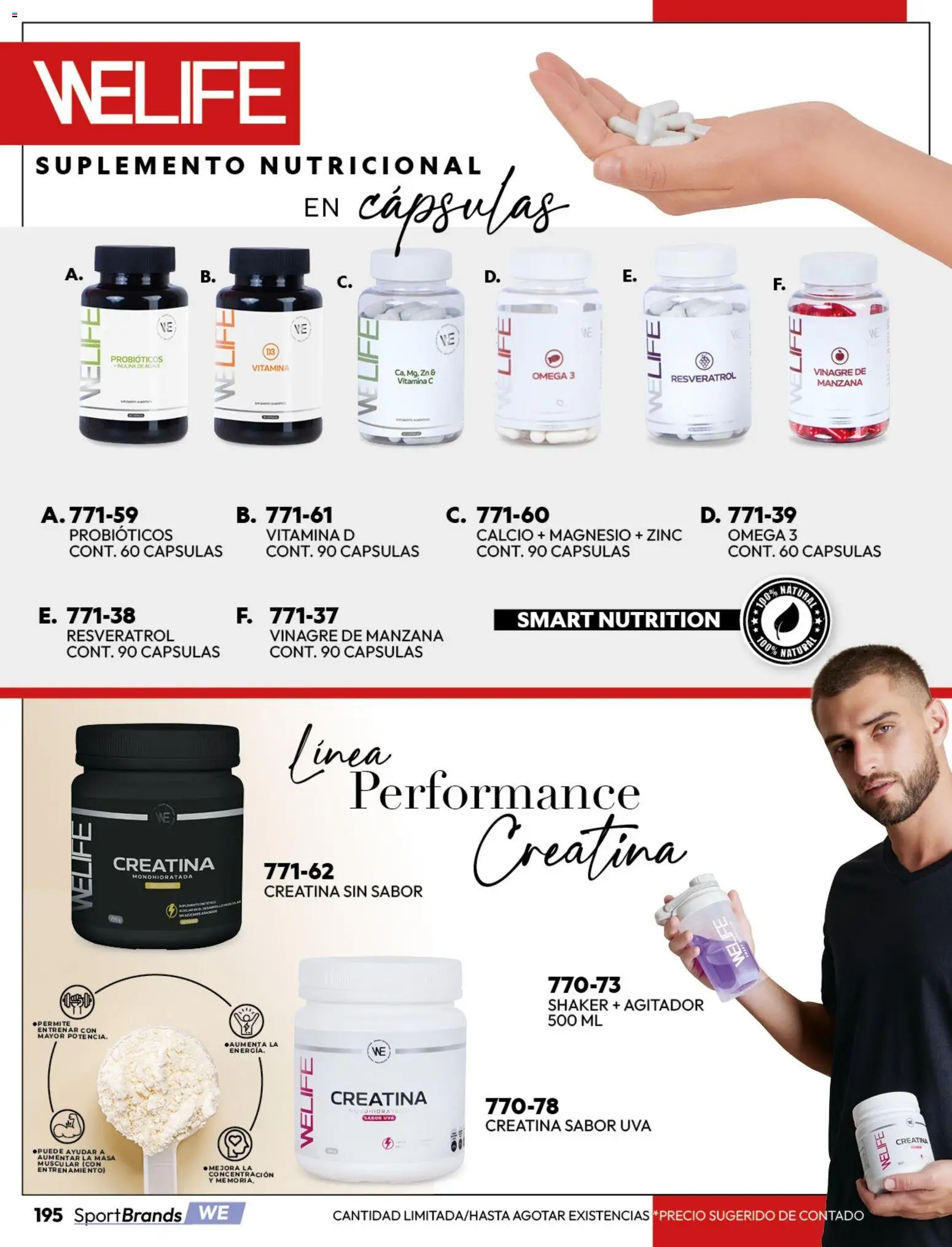 Nuevas ofertas de Cklass válidas en toda la República Mexicana desde el 02.01.2026. ¡Encuentra las mejores ofertas en Cklass catálogo Sportbrands! | Página: 240 | Productos: Vinagre, Manzana, Uva, Suplemento nutricional