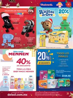 Vista previa de Del Sol y Woolworth catálogo Belleza Diciembre , nuevo folleto de la tienda, válido en México a partir del 27.11.2025 | Página: 31