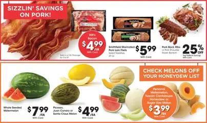 Fred Meyer Weekly Ad - valid from 16.07.2025 | Page: 13 | Products: Pork, Sugar, Watermelon, Melon