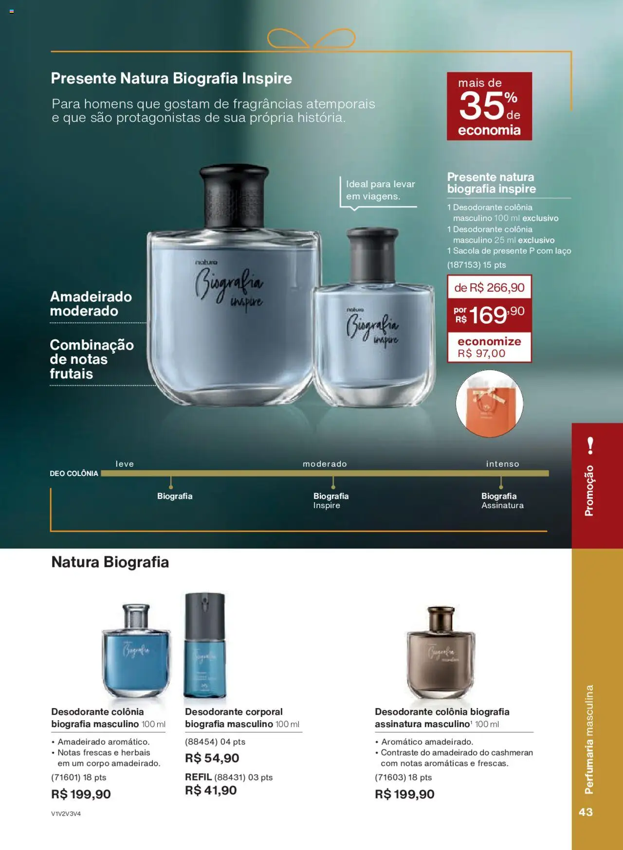 Natura Folheto - válido de 15.06.2025 | Página: 43 | Produtos: Desodorante