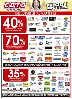 Vista previa Coto promos válido desde el 21.08.2025
