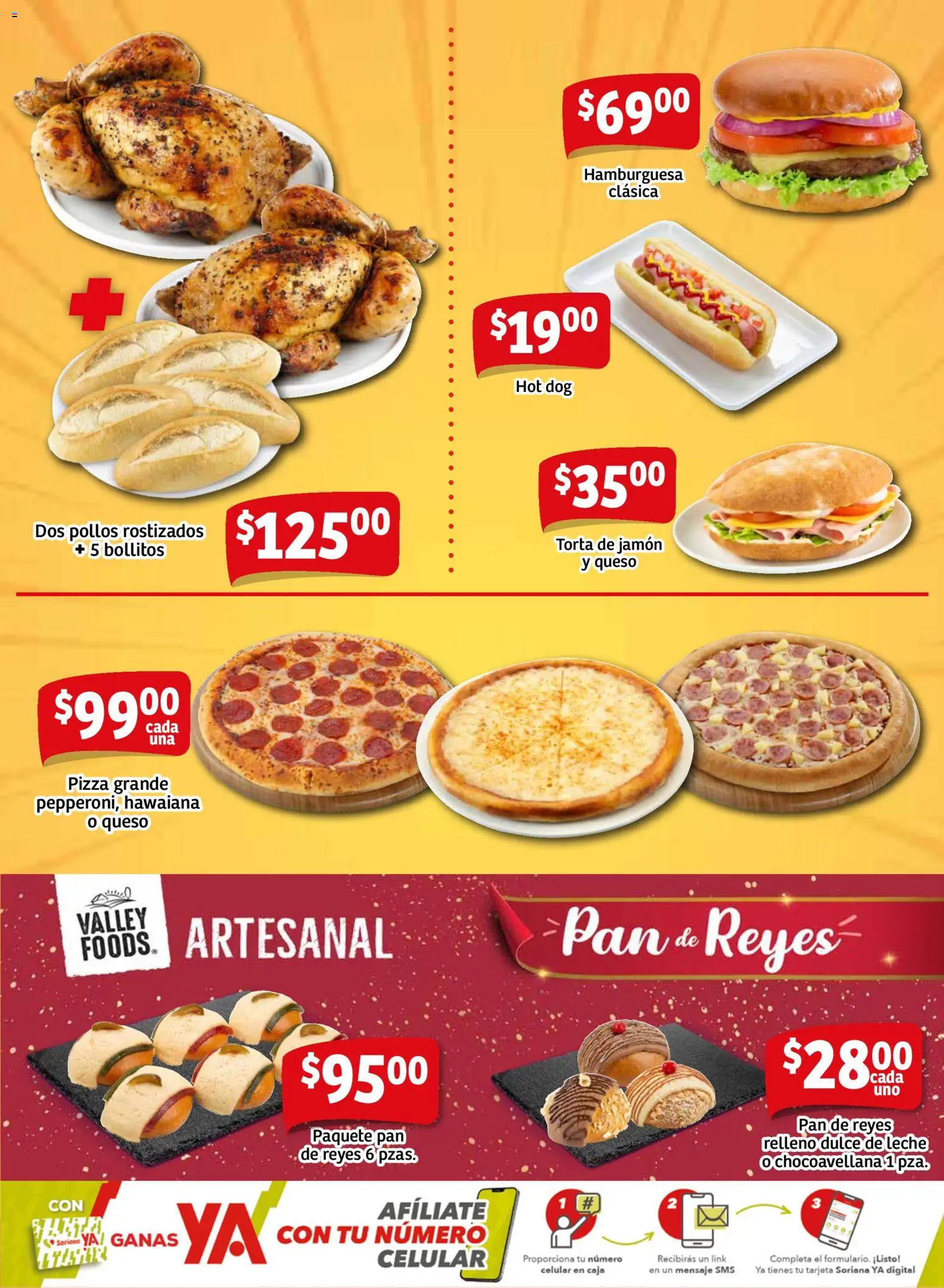 Nuevas ofertas de Soriana válidas en toda la República Mexicana desde el 13.11.2025. ¡Encuentra las mejores ofertas en Soriana - Ahorratón Mercado: BCS, Son y Sin! | Página: 7 | Productos: Dulce de leche, Leche, Queso, Jamón