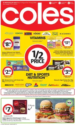 Preview of Coles Catalogue PT Hedland  - valid from 13.08.2025