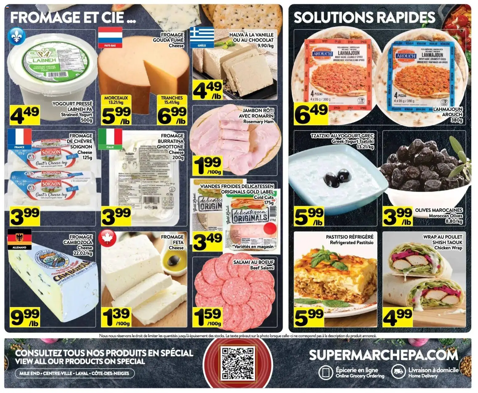 Pa Supermarché flyer valid from 09.03.2026 | Page: 6 | Products: Beef, Salami, Ham, Chicken