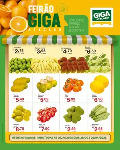 GIGA Atacado ofertas Feirão - Pré-Visualização do folheto da loja GIGA Atacado, válido de 28.04.2026