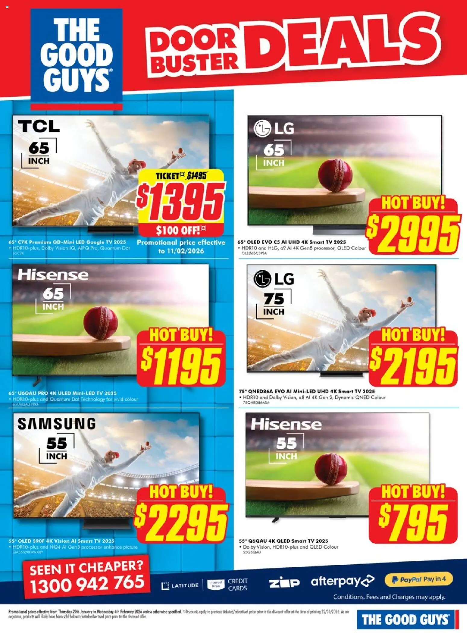 The Good Guys catalogue - valid from 28.01.2026 | Page: 7 | Products: Door, Picture, Tv, Smart tv