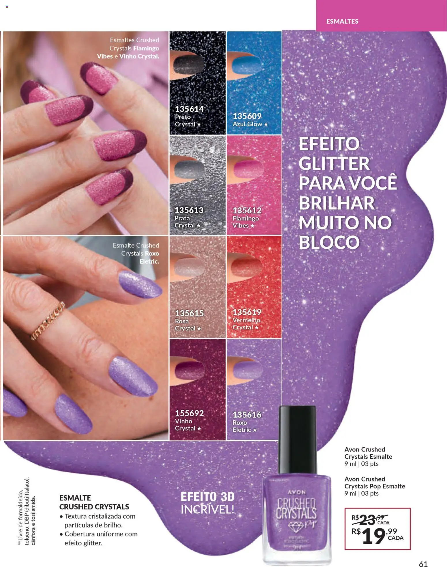 Avon Folheto - válido de 15.01.2026 | Página: 61 | Produtos: Vinho