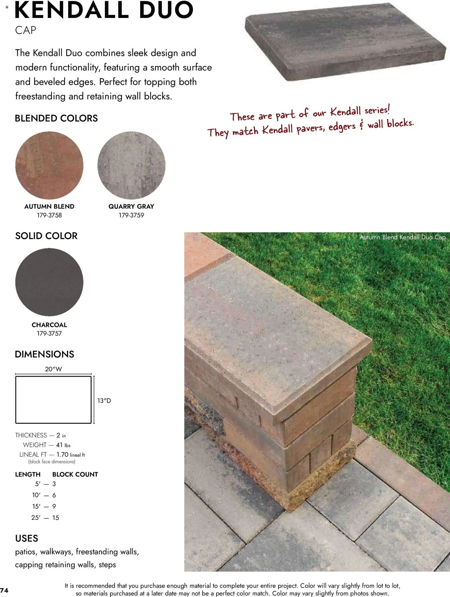 Menards Landscape Catalog - valid from 02.04.2026 | Page: 74 | Products: Date, Weight