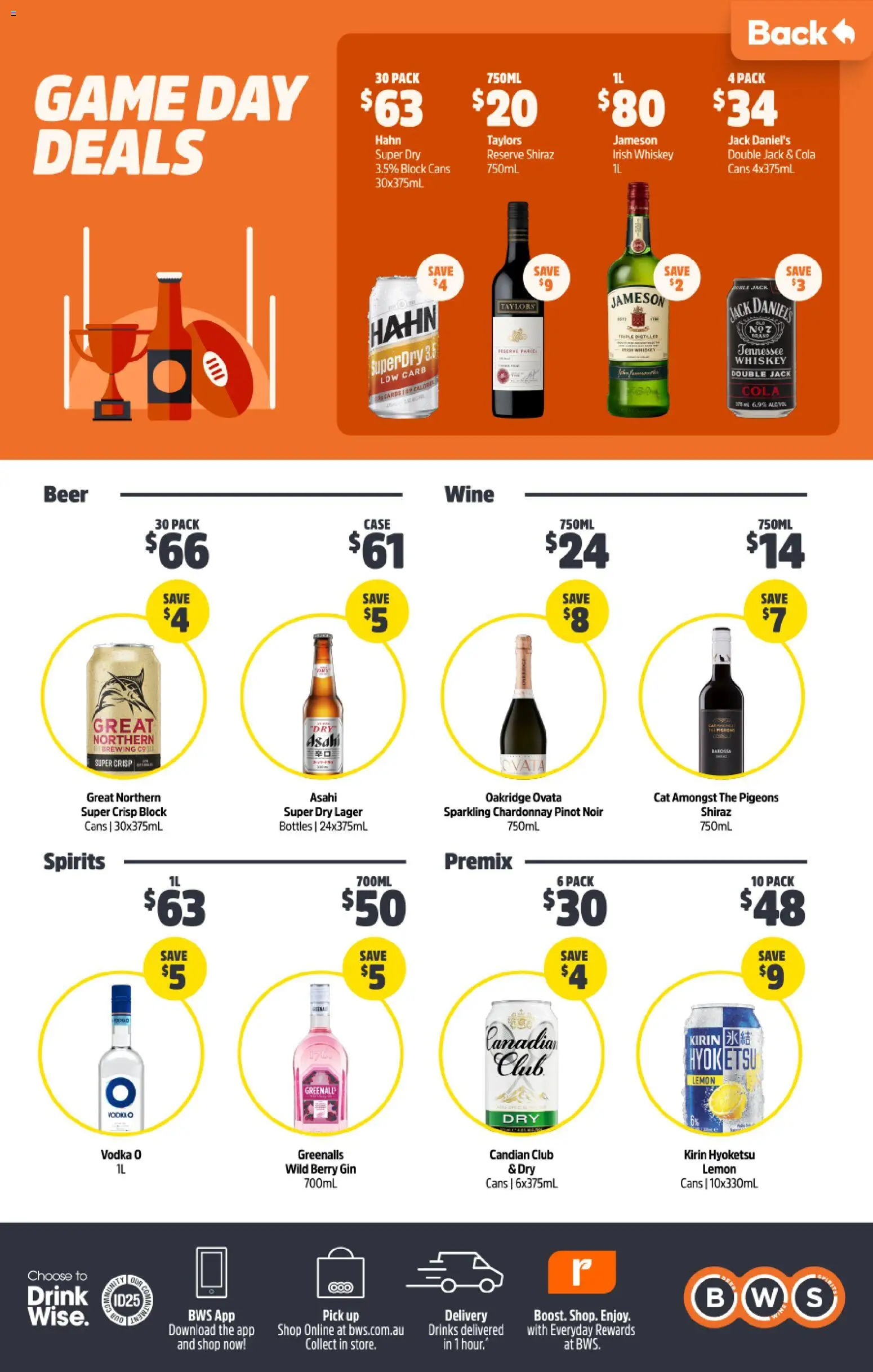 Woolworths catalogue - valid from 04.03.2026 | Page: 56 | Products: Wine, Vodka, Whiskey, Game