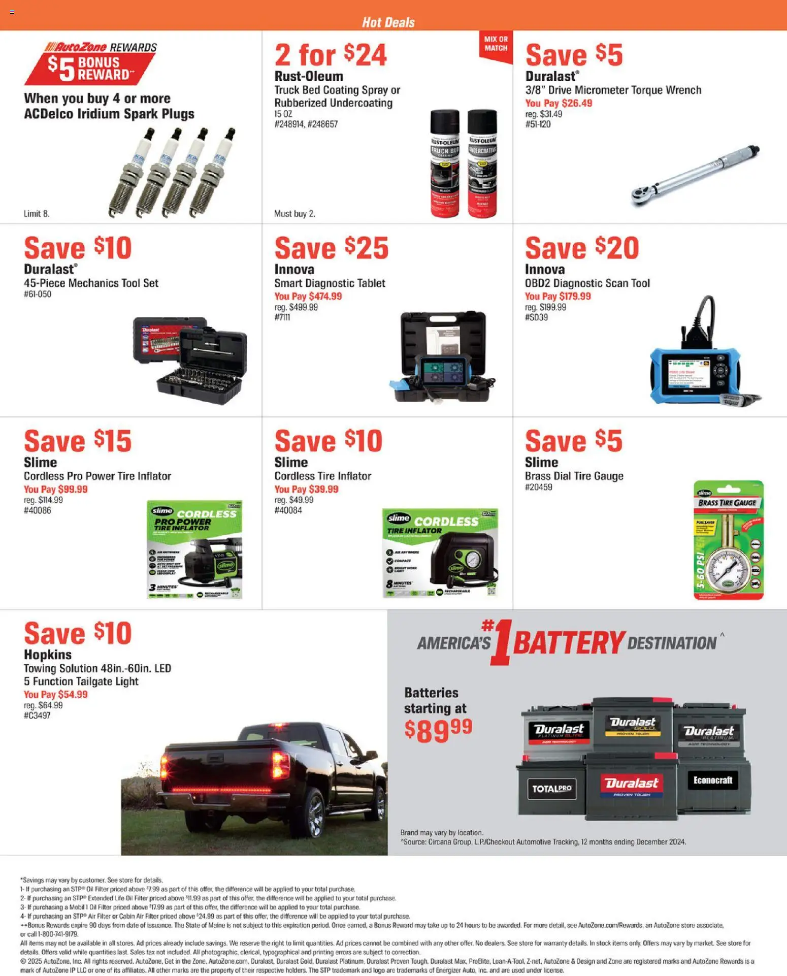 Nuevas ofertas de AutoZone válidas en toda la República Mexicana desde el 21.10.2025. ¡Encuentra las mejores ofertas en AutoZone catálogo Bundle & Save ! | Página: 4 | Productos: Sales, Tablet