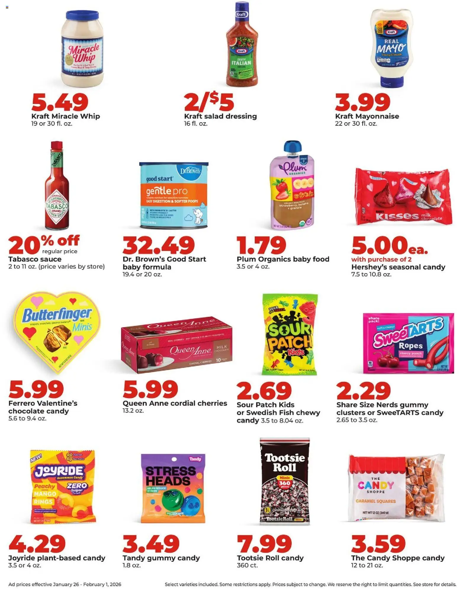HyVee Weekly Ad - valid from 26.01.2026 | Page: 21 | Products: Plum, Milk, Chocolate, Baby food