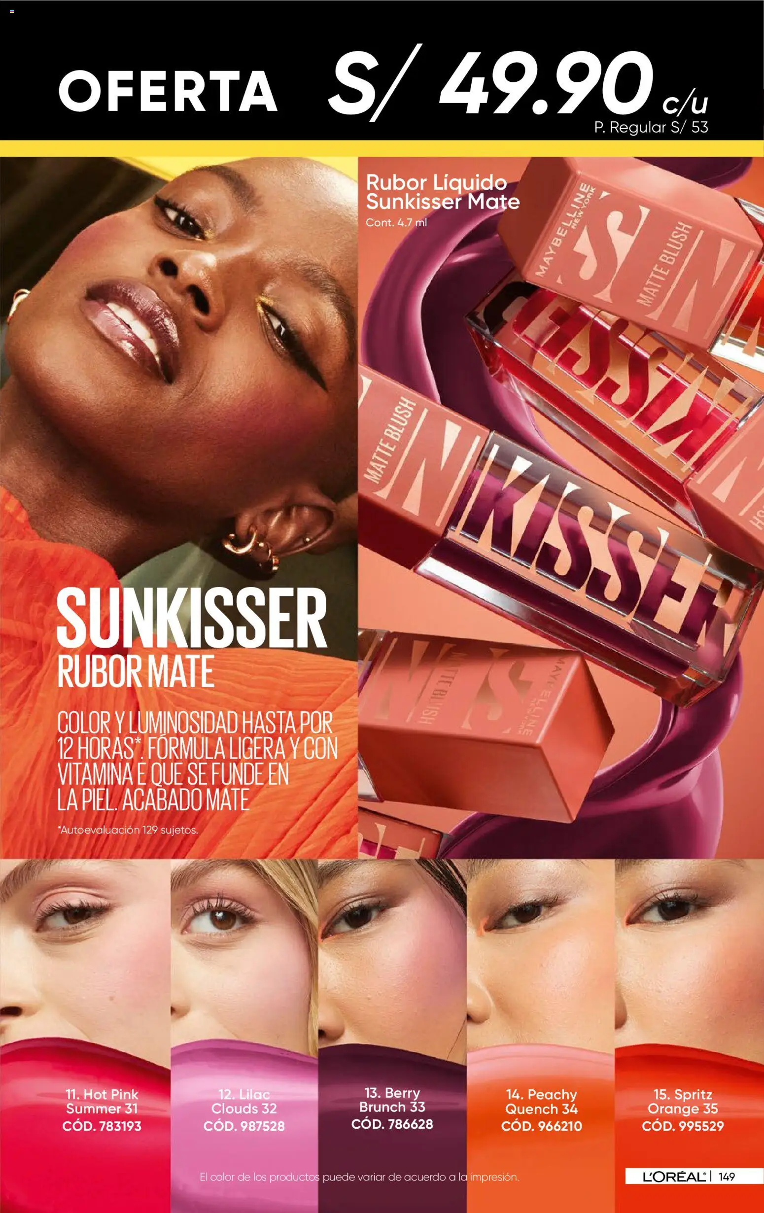 Catálogo Azzorti válido desde 24.11.2025 | Página: 151 | Productos: Rubor