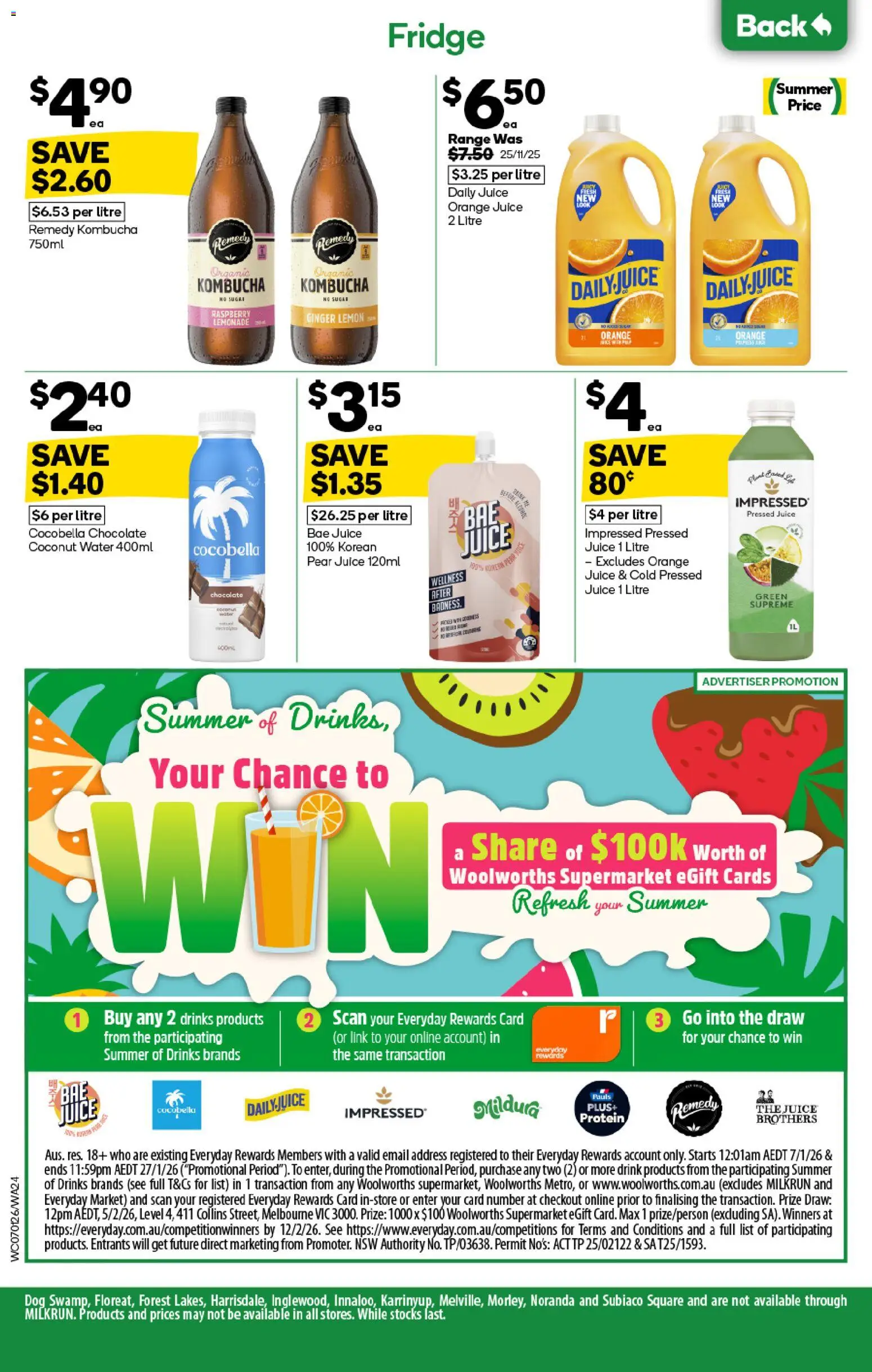 Woolworths catalogue - valid from 07.01.2026 | Page: 24 | Products: Plant, Chocolate, Lemon, Pear