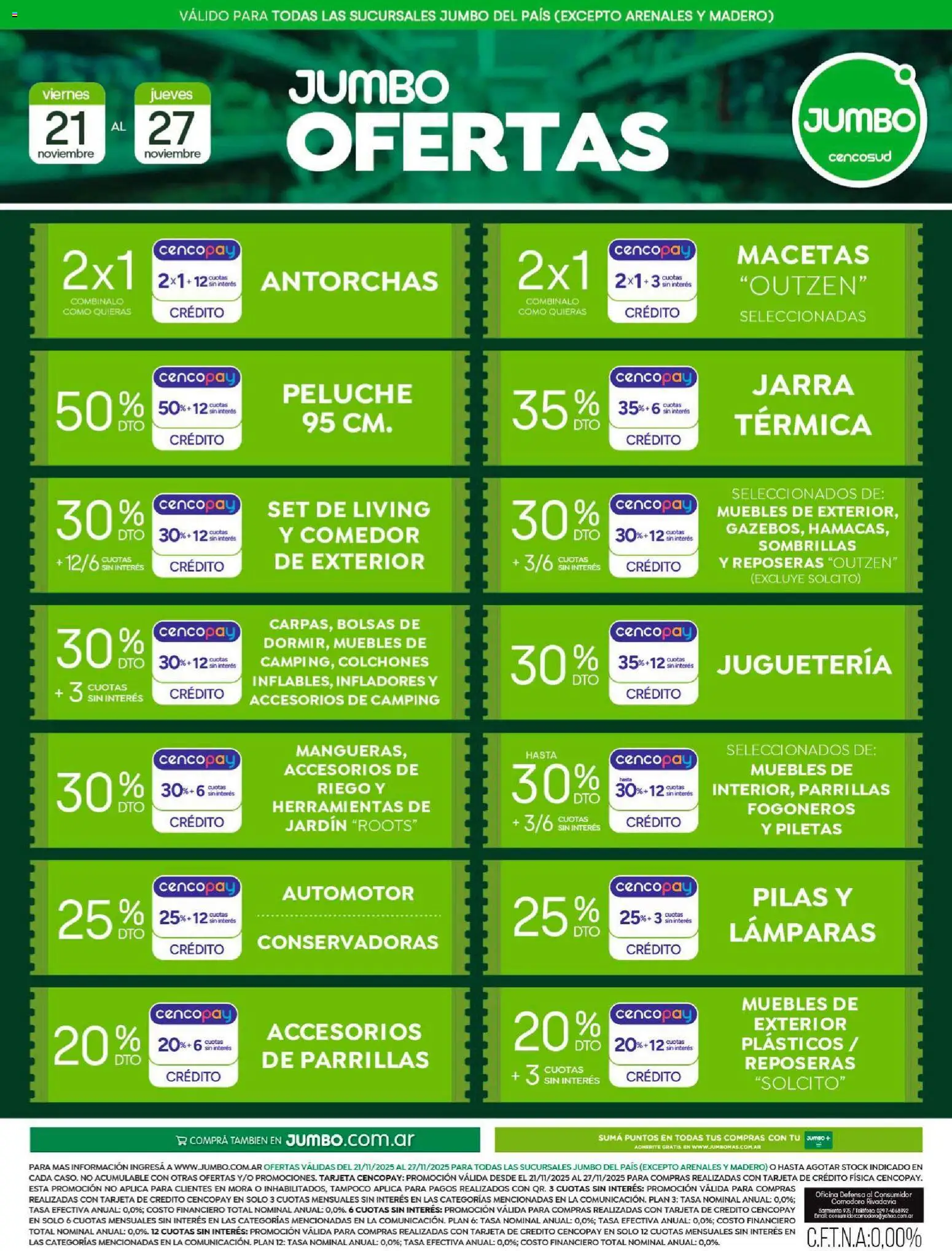 Jumbo - Oferta | Electro y Hogar │ válido desde el 21.11.2025 | Página: 3 | Productos: Teléfono, Pilas, Jarra, Térmica