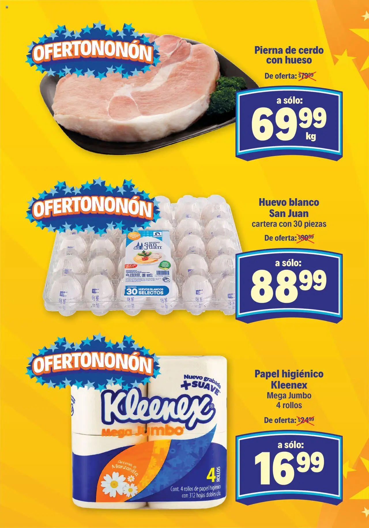 Nuevas ofertas de S-Mart válidas en toda la República Mexicana desde el 17.10.2025. ¡Encuentra las mejores ofertas en S-Mart folleto Ofertas de Feria Monterrey! | Página: 1 | Productos: Huevo, Huevos, Cerdo, Papel higiénico
