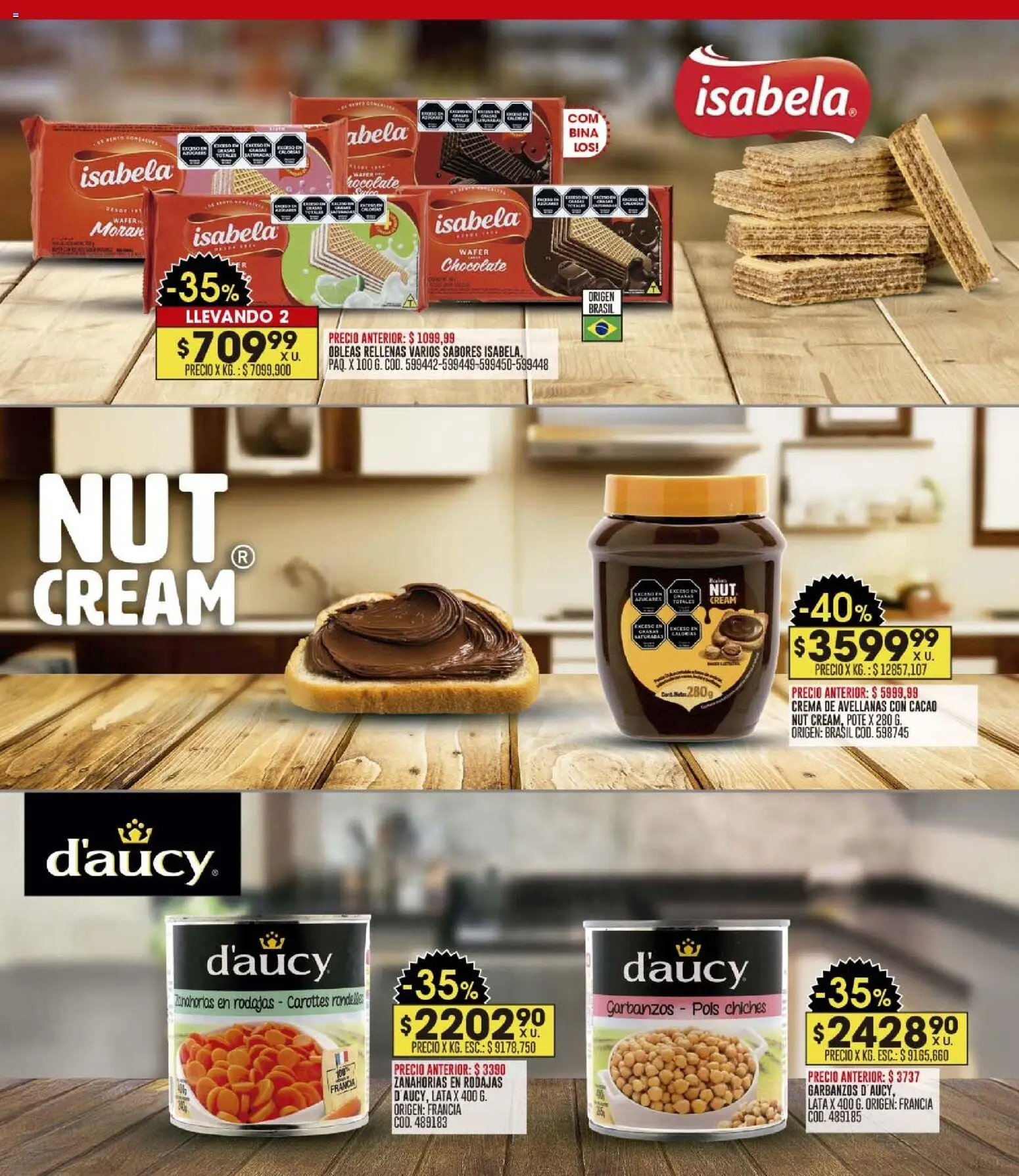 Coto - Ofertas │ válido desde el 12.01.2026 | Página: 12 | Productos: Garbanzos, Chocolate, Cacao, Crema