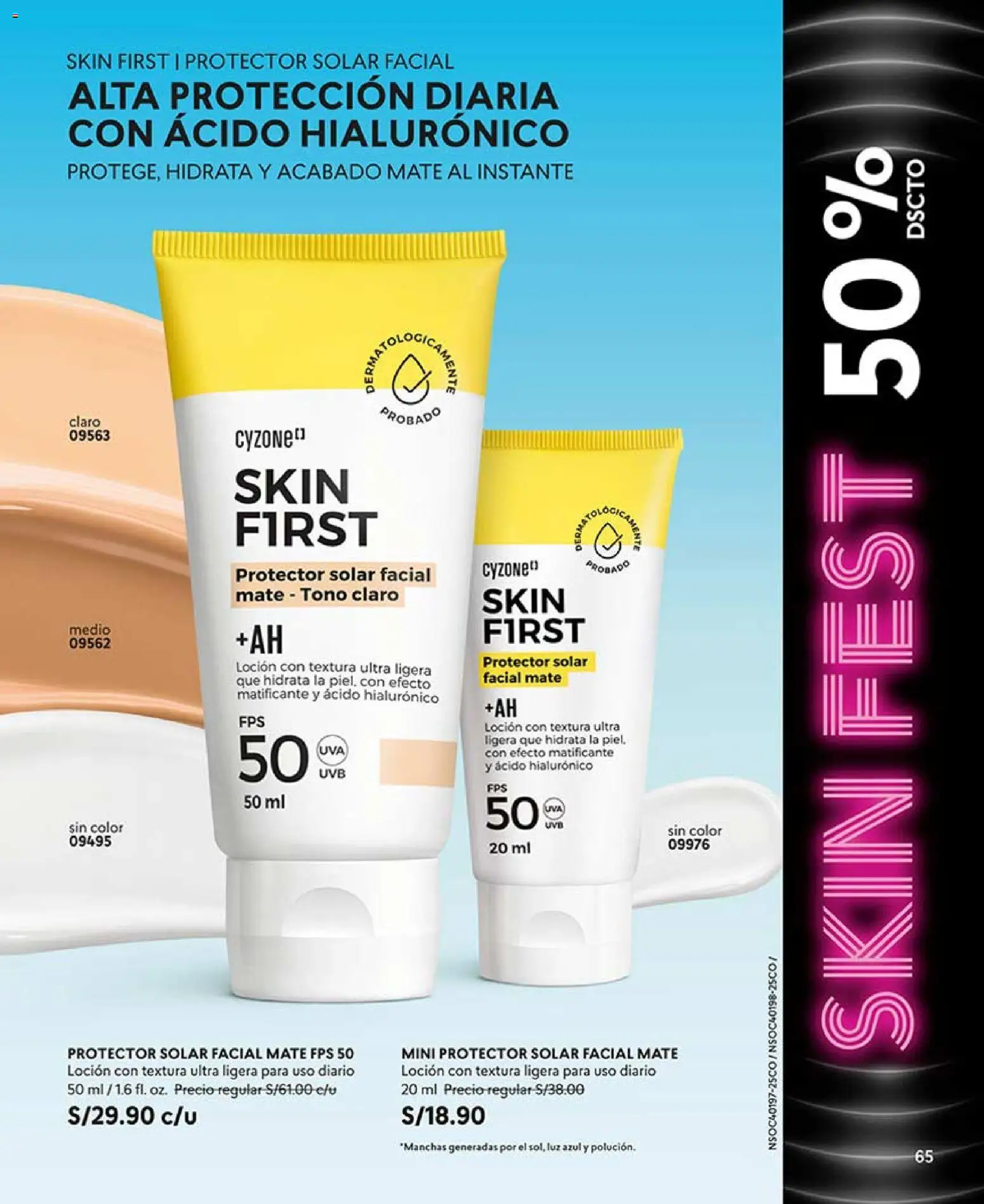 Catálogo CyZone válido desde 21.02.2026 | Página: 65 | Productos: Protector solar