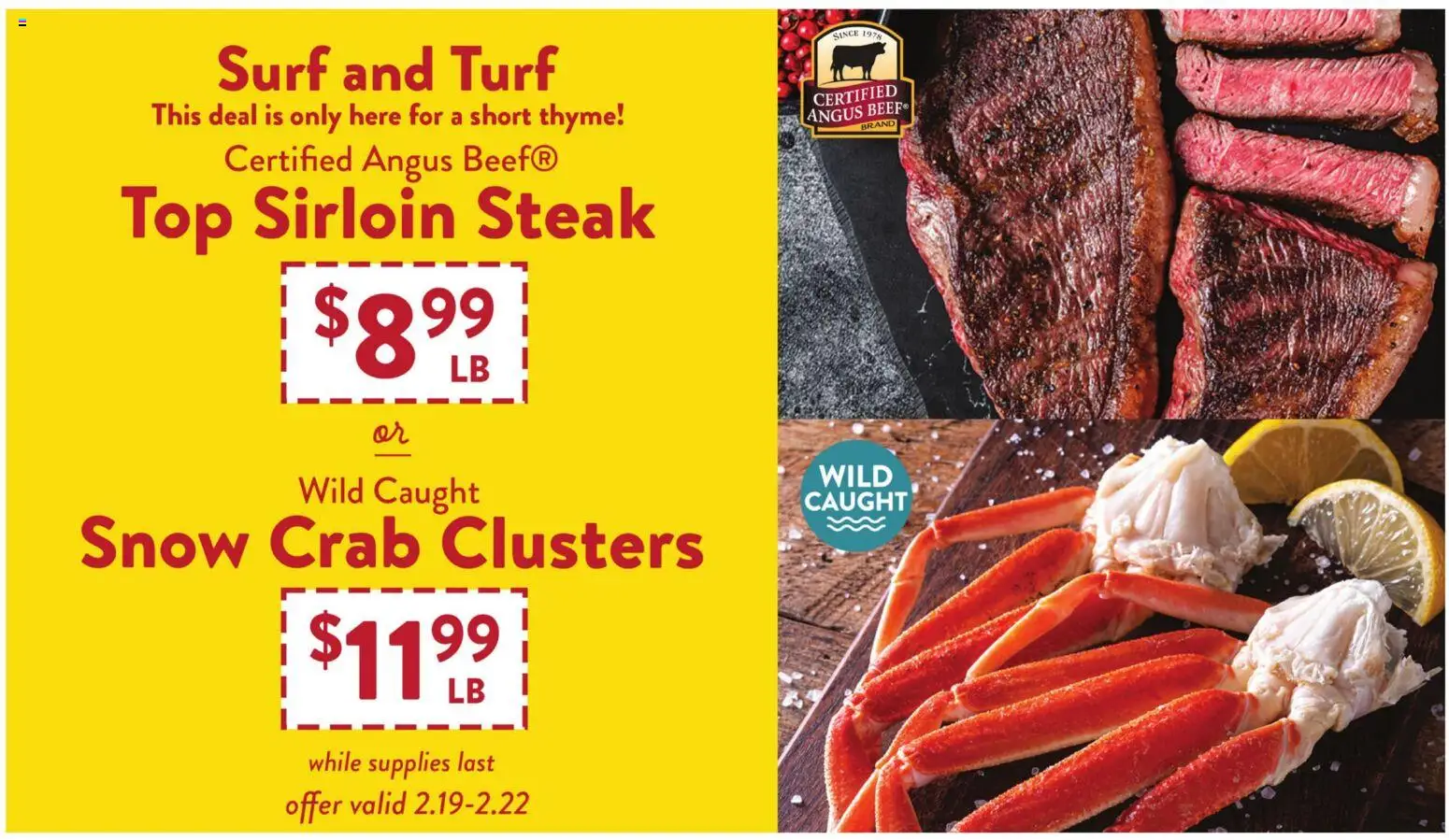 Fresh Thyme Weekly Ad - PA - valid from 18.02.2026 | Page: 1 | Products: Beef