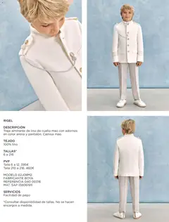 Vista previa de El Corte Inglés catálogo Comuniones , nuevo folleto de la tienda, válido en México a partir del 20.11.2025 | Página: 3 | Productos: Traje, Camisa