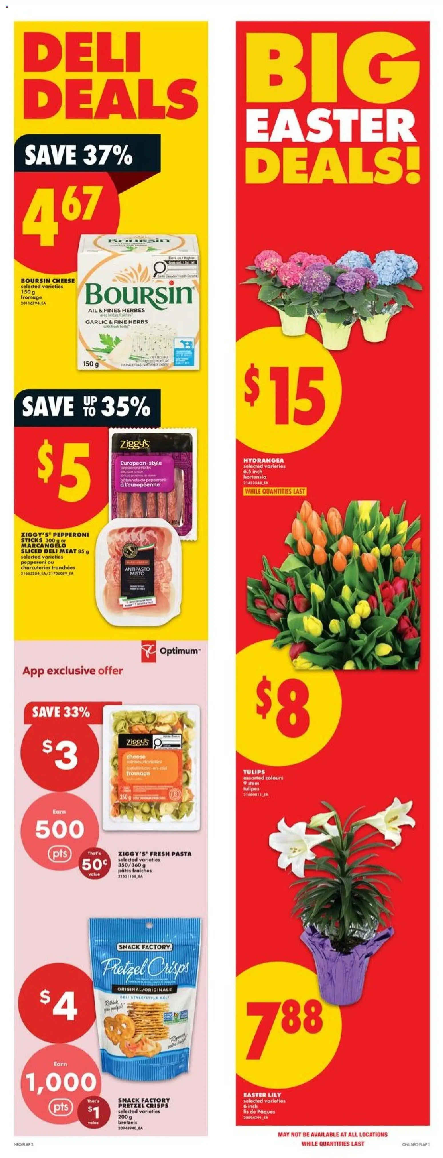 No Frills flyer valid from 26.03.2026 | Page: 2 | Products: Pasta, Cheese