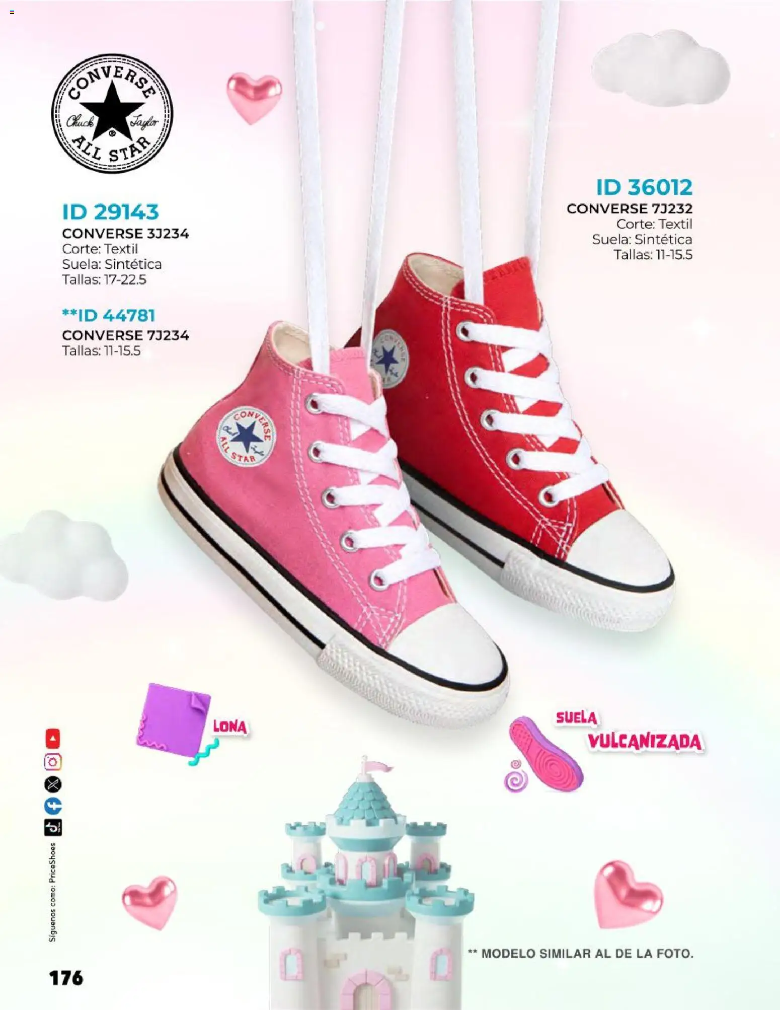 Nuevas ofertas de Price Shoes válidas en toda la República Mexicana desde el 27.10.2025. ¡Encuentra las mejores ofertas en Price Shoes catálogo Kids todo en uno! | Página: 176 | Productos: Lona