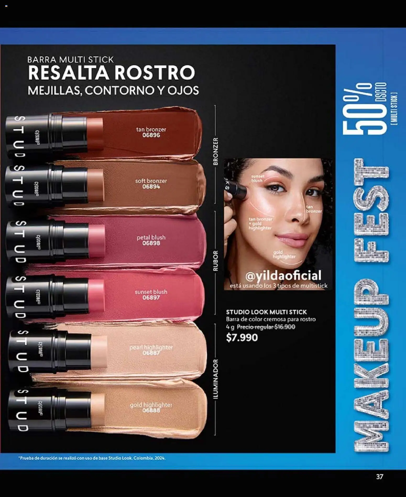 Catálogo CyZone Campaña 4 │ válido desde el 15.02.2026 | Página: 37 | Productos: Contorno, Base, Iluminador, Rubor