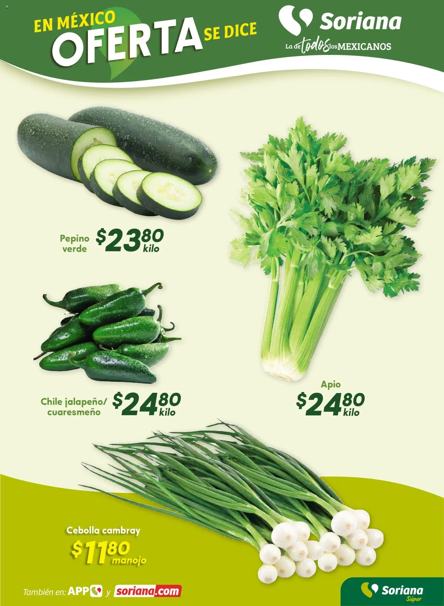 Nuevas ofertas de Soriana válidas en toda la República Mexicana desde el 07.11.2025. ¡Encuentra las mejores ofertas en Soriana - Fin de Semana Súper: Ver, Tab, Chis, Camp, Yuc y Q. Roo! | Página: 3 | Productos: Cebolla, Apio