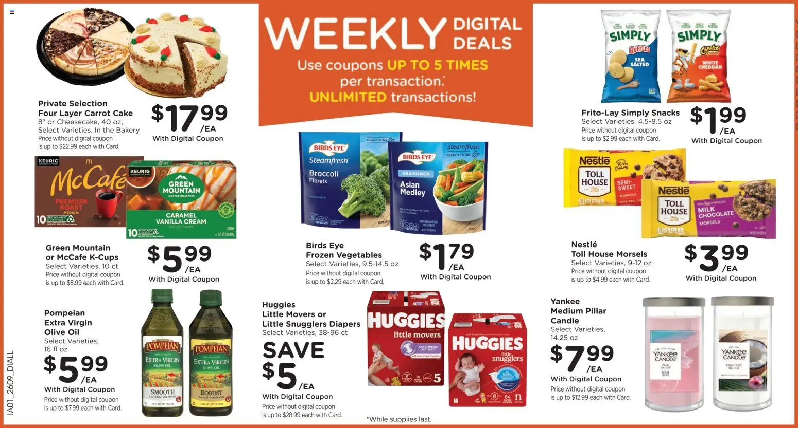 Dillons Weekly Ad - KS - valid from 01.04.2026 | Page: 3 | Products: Bakery, Milk, Oil, Cream