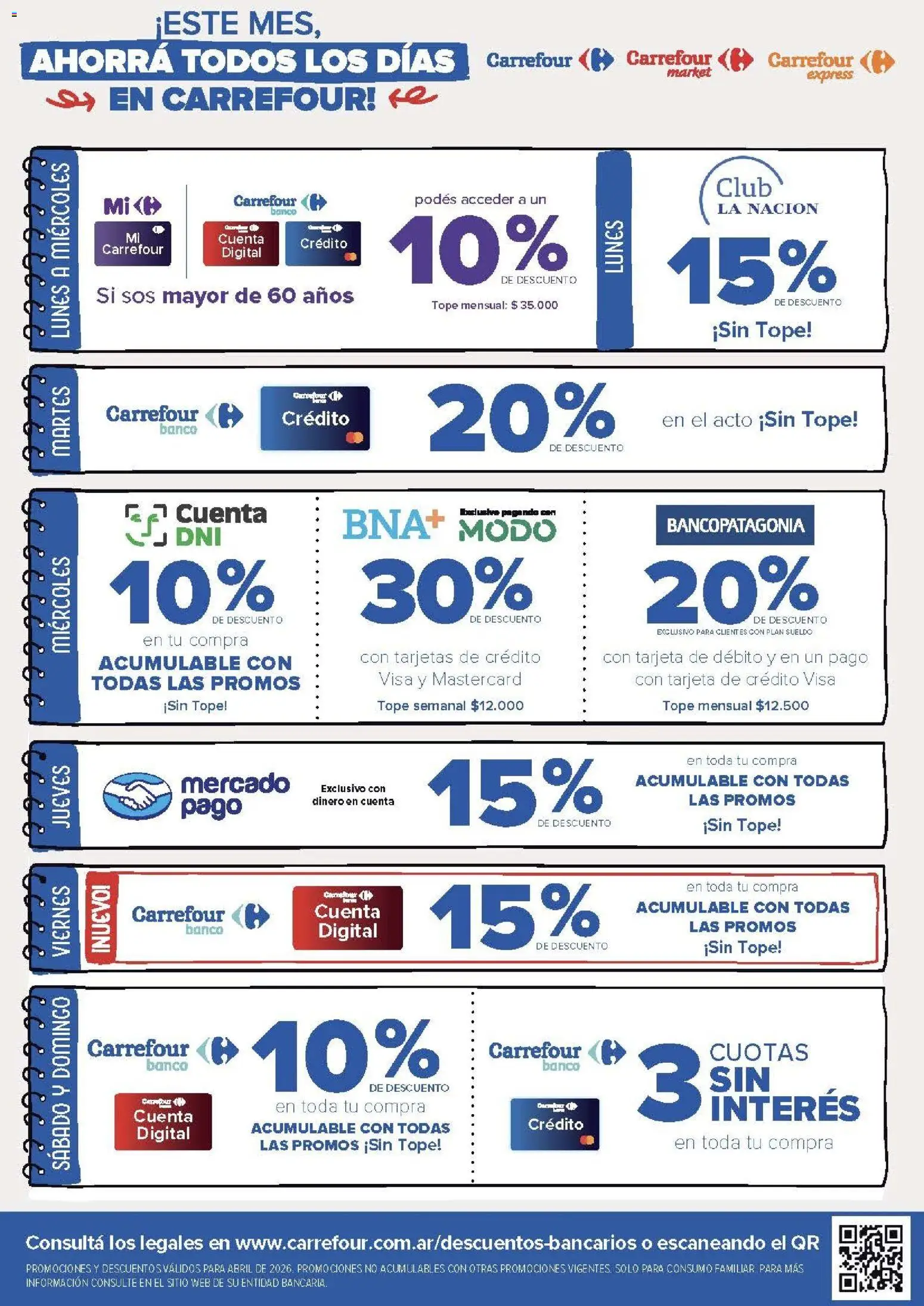 Carrefour Market - Market Paraná y Concordia │ válido desde el 28.04.2026 | Página: 6 | Productos: Banco