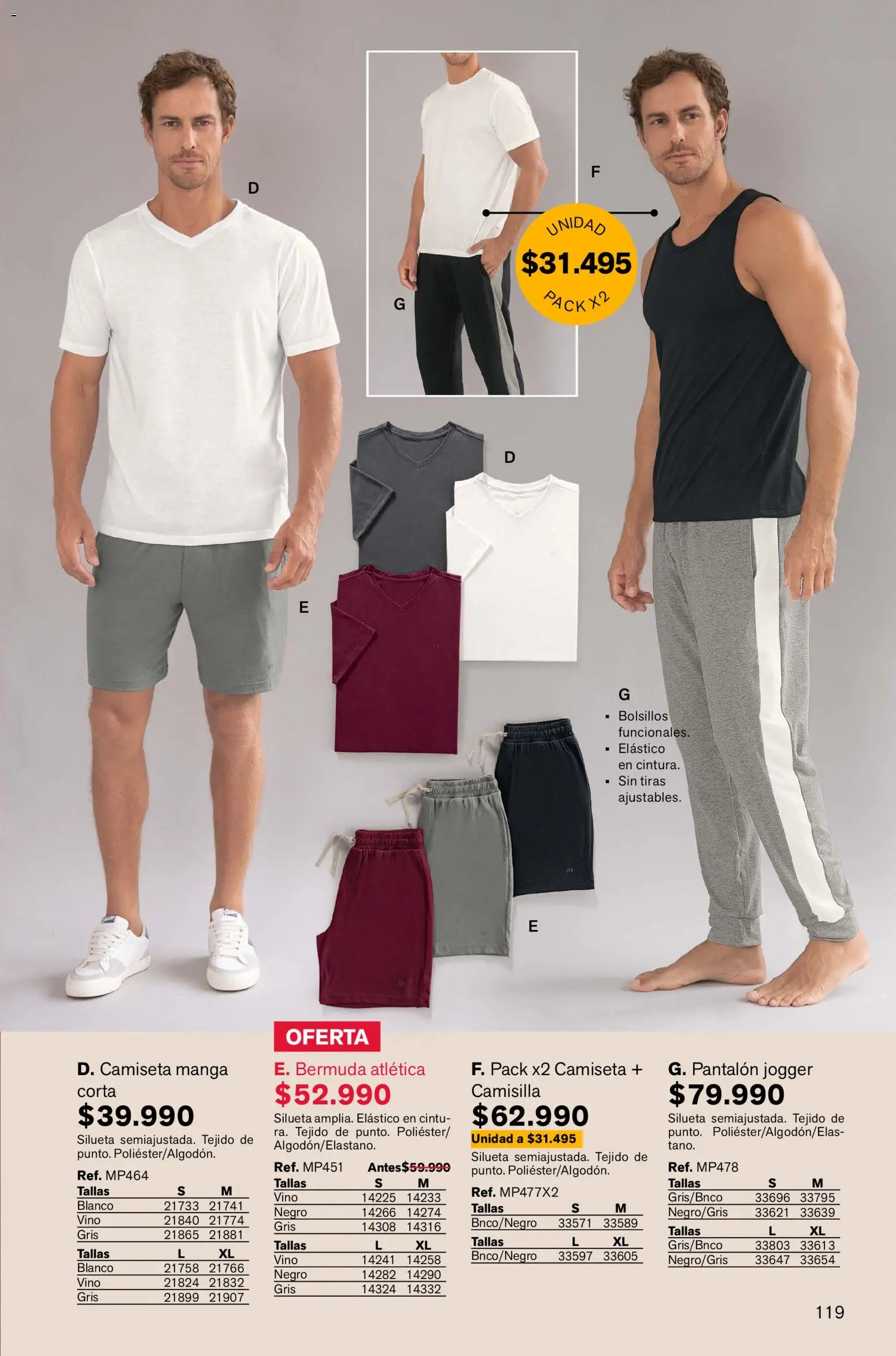 Leonisa revista - valida desde el 13.11.2025 | Página: 119 | Productos: Bermuda, Camiseta, Vino