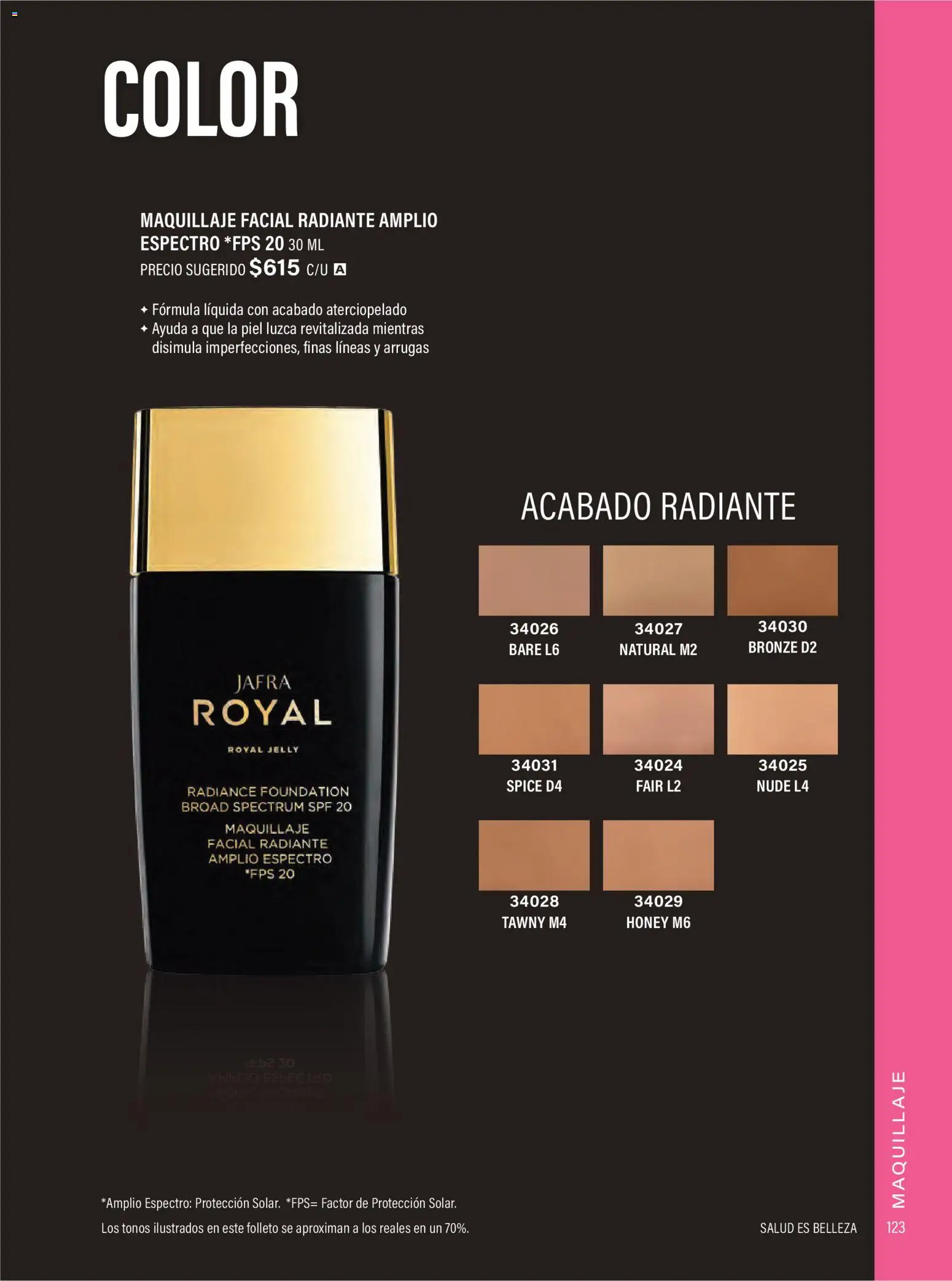 Nuevas ofertas de JAFRA válidas en toda la República Mexicana desde el 01.02.2026. ¡Encuentra las mejores ofertas en JAFRA catálogo Organizador de Ventas! | Página: 121 | Productos: Radiante, Maquillaje