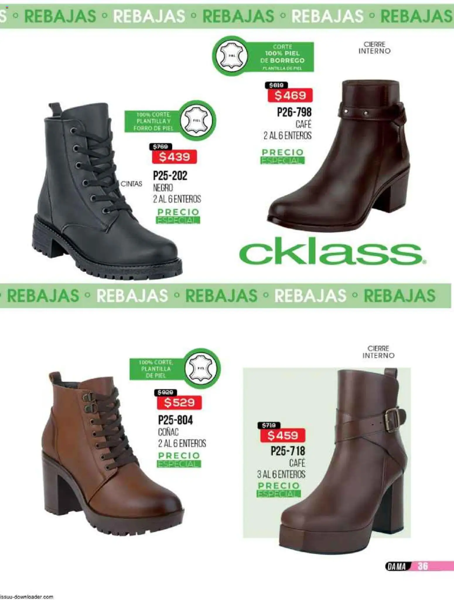 Nuevas ofertas de Cklass válidas en toda la República Mexicana desde el 31.10.2025. ¡Encuentra las mejores ofertas en Cklass catálogo Super Rebajas Ropa! | Página: 400 | Productos: Café