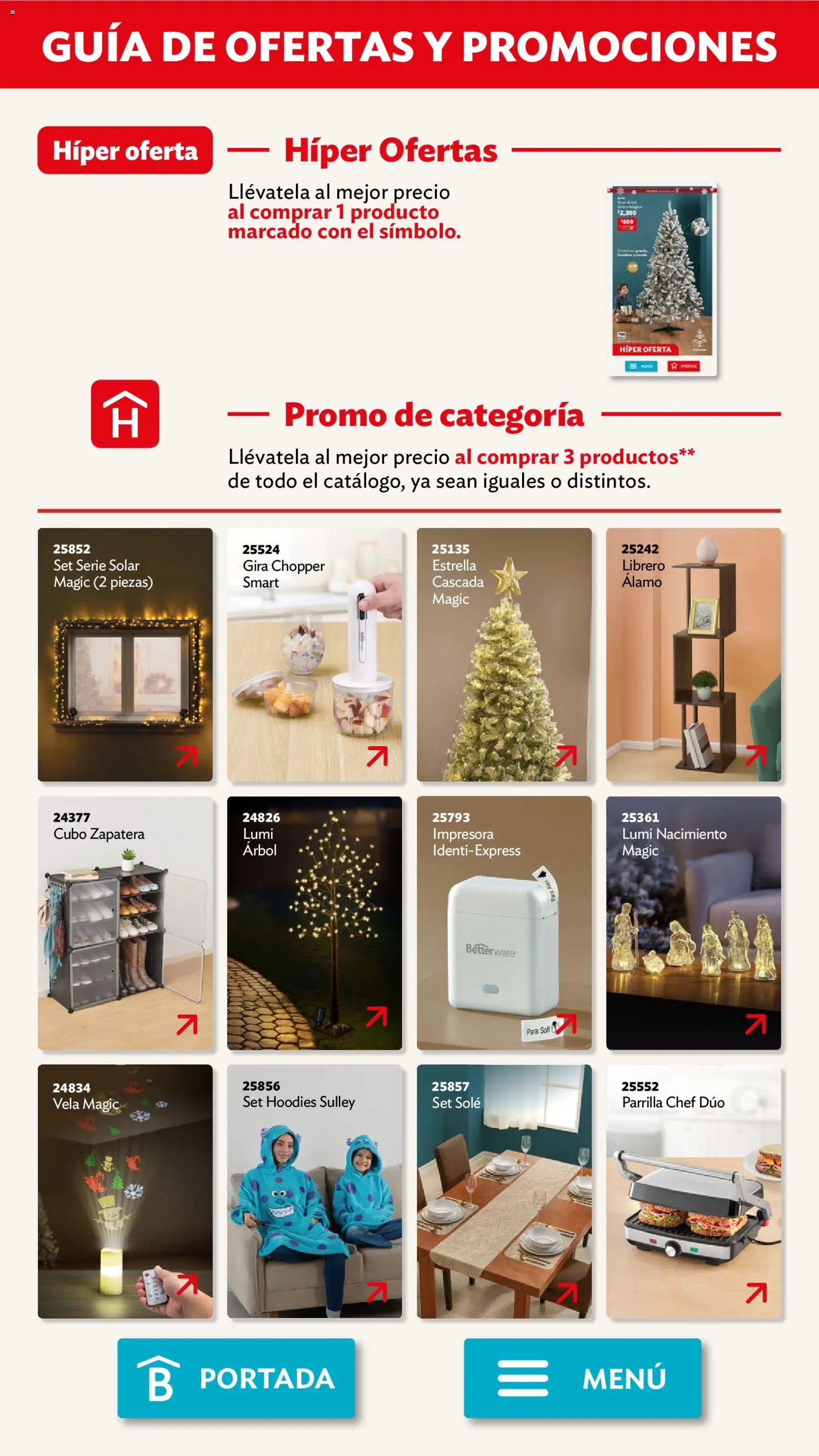 Nuevas ofertas de Betterware válidas en toda la República Mexicana desde el 03.11.2025. ¡Encuentra las mejores ofertas en Betterware campaña 11 2025! | Página: 120 | Productos: Impresora, Vela, Parrilla