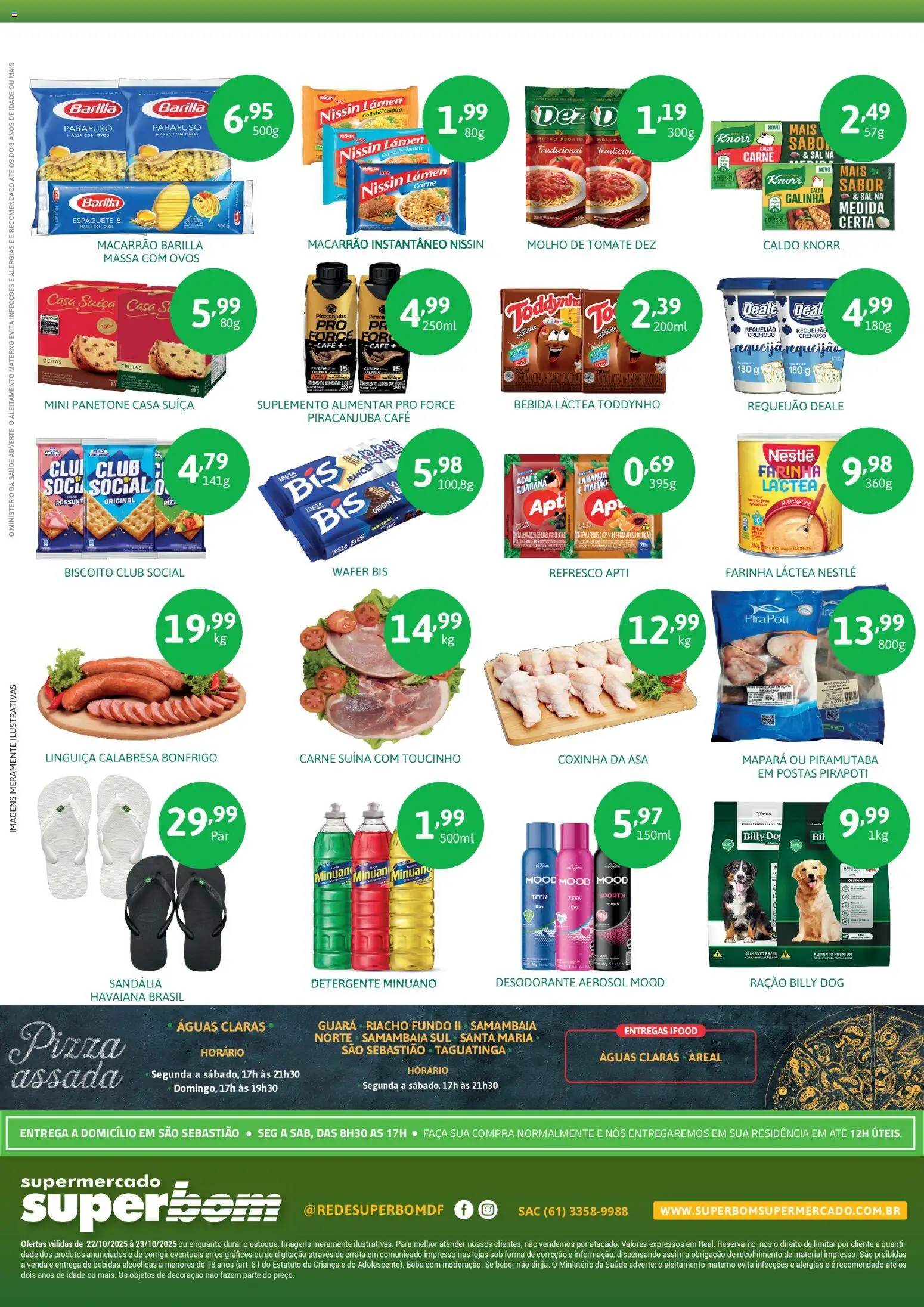 Superbom Folheto - válido de 22.10.2025 | Página: 2 | Produtos: Espaguete, Ovos, Macarrão, Açaí