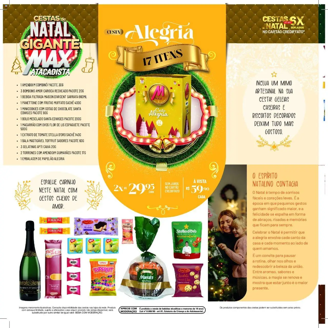 Max Atacadista Folheto - válido de 13.10.2025 | Página: 10 | Produtos: Cesta, Chocolate, Bolo, Bala
