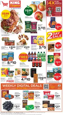 Preview of King Soopers weekly ads valid from 17.09.2025